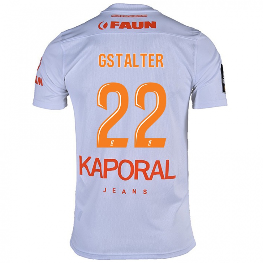 Bambino Maglia Lola Gstalter #22 Bianco Kit Gara Away 2024/25 Maglietta