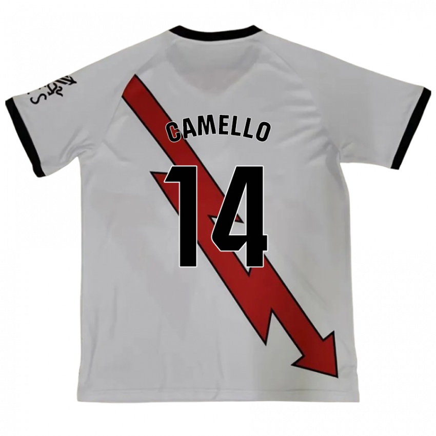 Bambino Maglia Sergio Camello #14 Rosso Kit Gara Away 2024/25 Maglietta