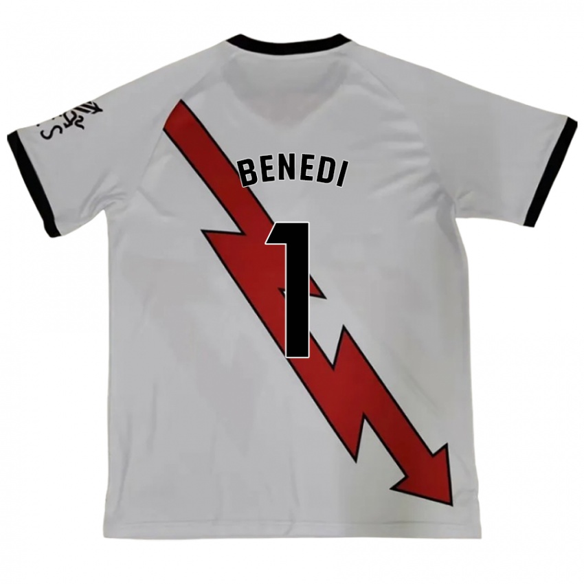 Bambino Maglia Miguel Benedi #1 Rosso Kit Gara Away 2024/25 Maglietta