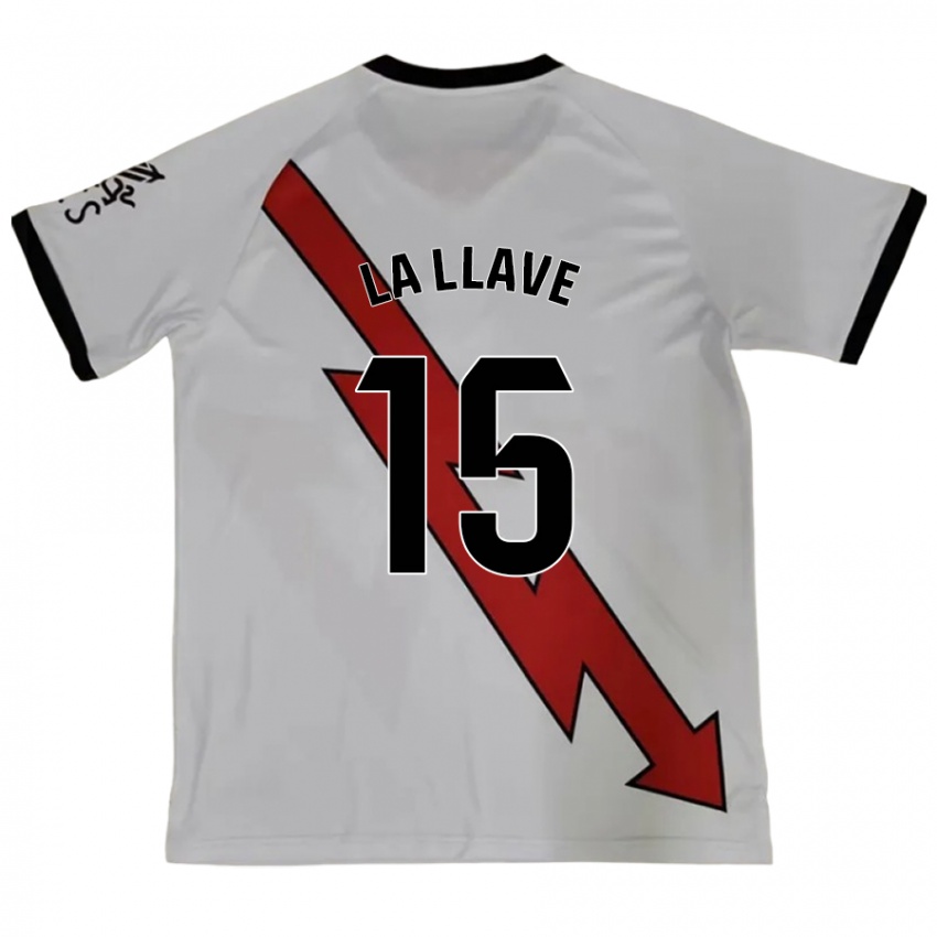 Bambino Maglia Kevin De La Llave #15 Rosso Kit Gara Away 2024/25 Maglietta