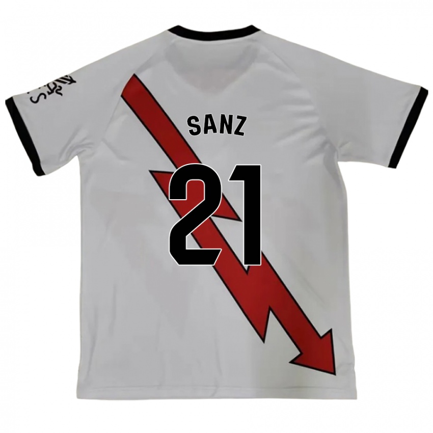 Bambino Maglia Luismi Sanz #21 Rosso Kit Gara Away 2024/25 Maglietta