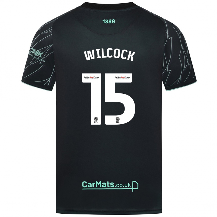 Bambino Maglia Tamara Wilcock #15 Nero Verde Kit Gara Away 2024/25 Maglietta