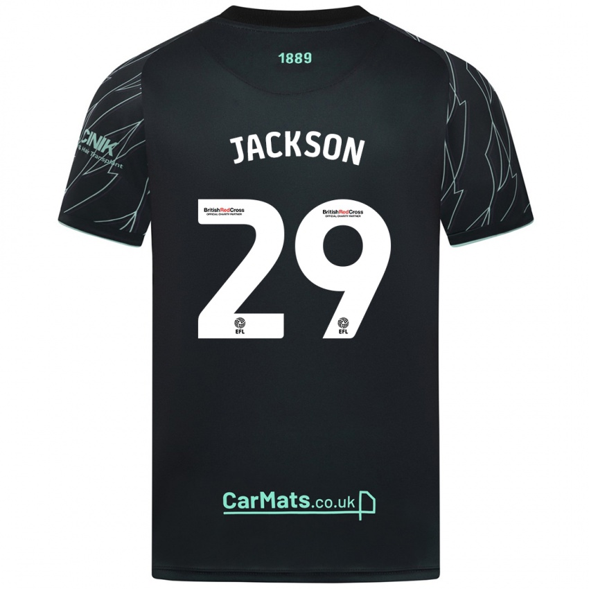 Bambino Maglia Fallon Olivia Connolly-Jackson #29 Nero Verde Kit Gara Away 2024/25 Maglietta