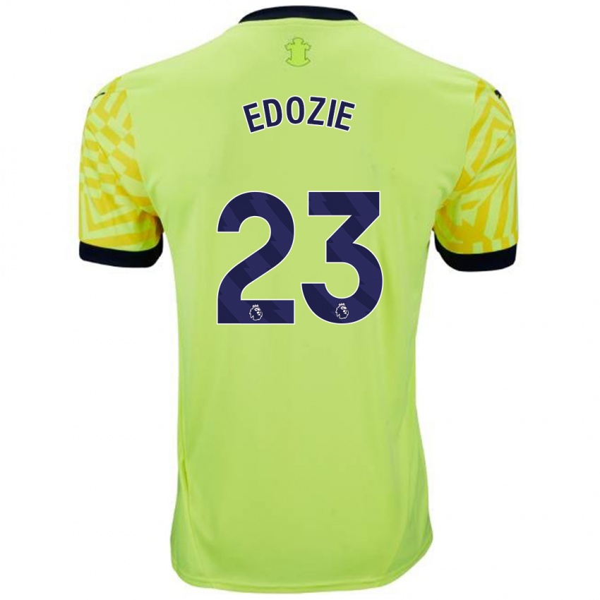 Bambino Maglia Samuel Edozie #23 Giallo Kit Gara Away 2024/25 Maglietta