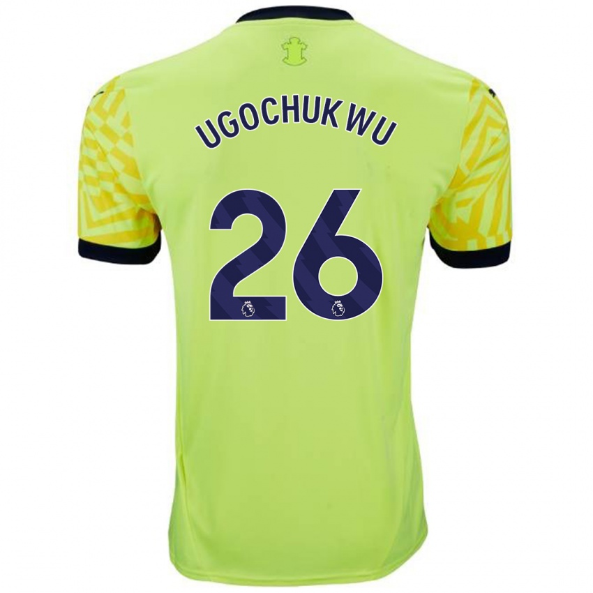 Bambino Maglia Lesley Ugochukwu #26 Giallo Kit Gara Away 2024/25 Maglietta