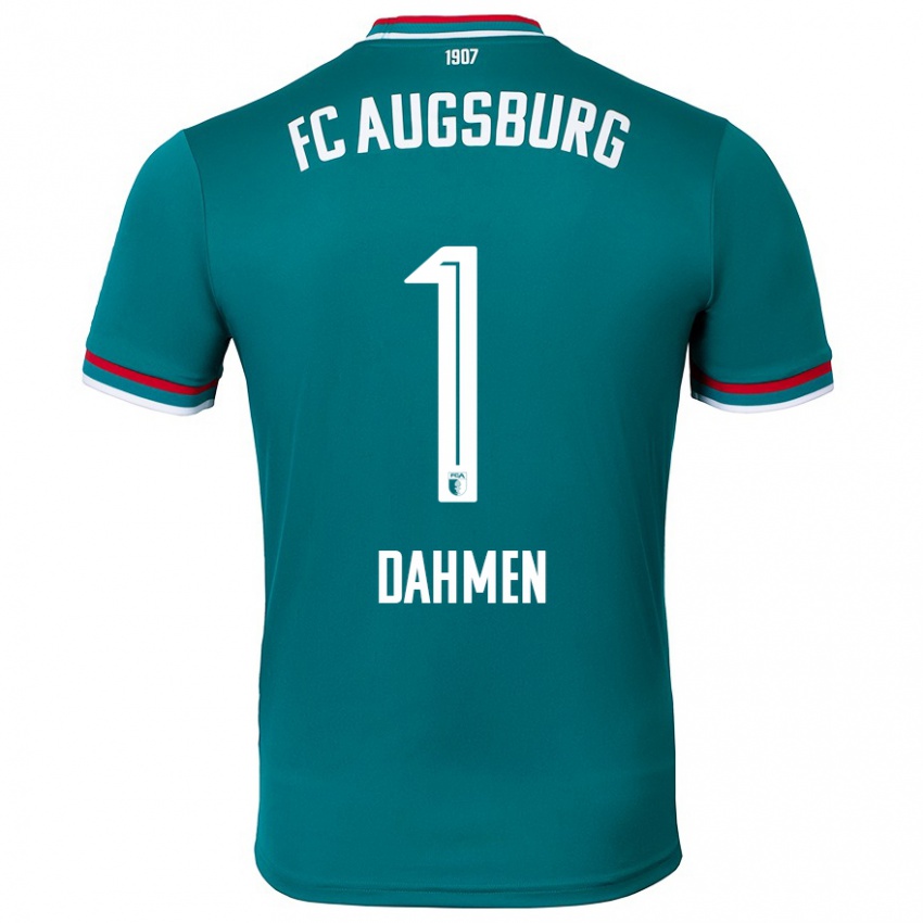 Bambino Maglia Finn Dahmen #1 Verde Scuro Kit Gara Away 2024/25 Maglietta