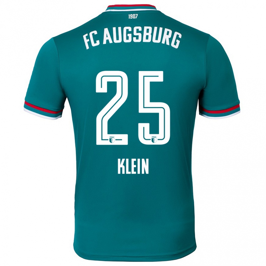 Bambino Maglia Daniel Klein #25 Verde Scuro Kit Gara Away 2024/25 Maglietta