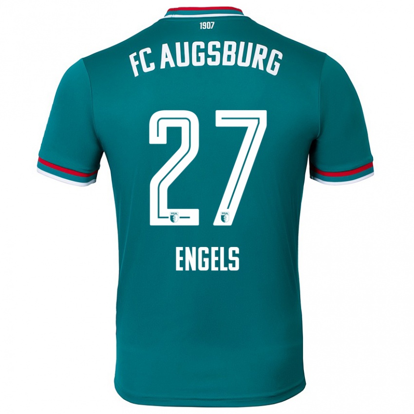 Bambino Maglia Arne Engels #27 Verde Scuro Kit Gara Away 2024/25 Maglietta