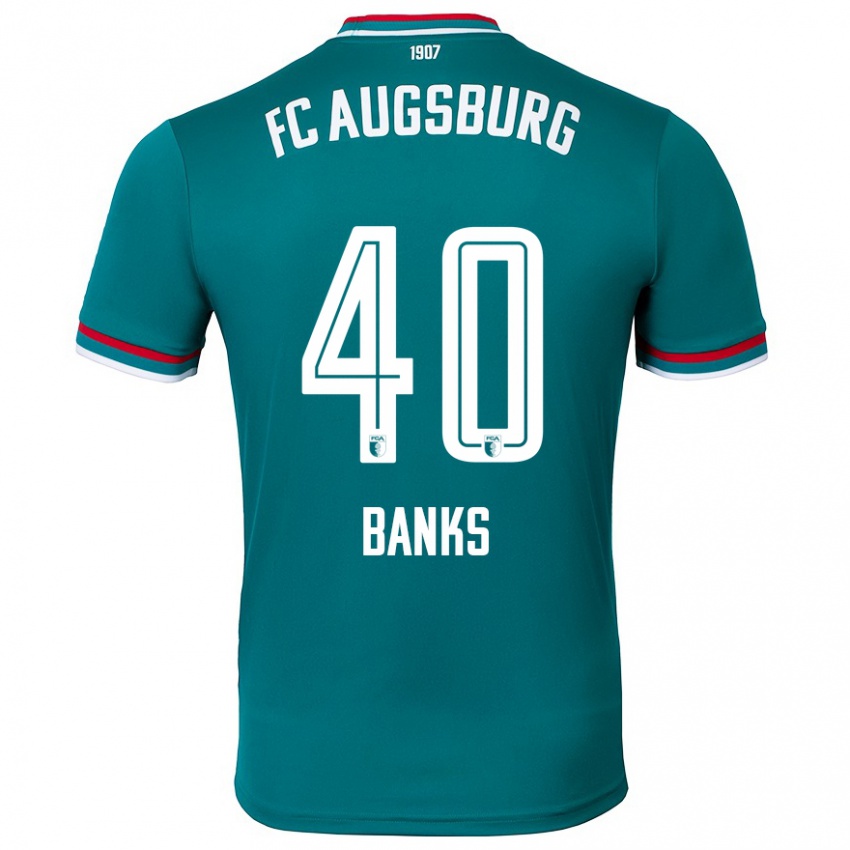 Bambino Maglia Noahkai Banks #40 Verde Scuro Kit Gara Away 2024/25 Maglietta