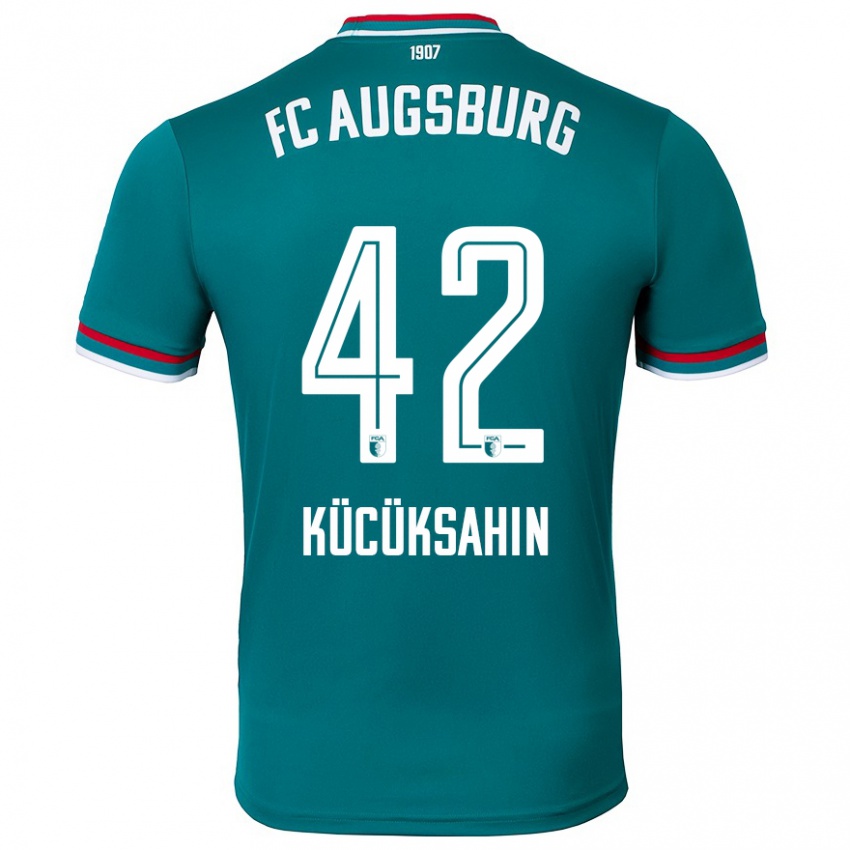 Bambino Maglia Mahmut Kücüksahin #42 Verde Scuro Kit Gara Away 2024/25 Maglietta