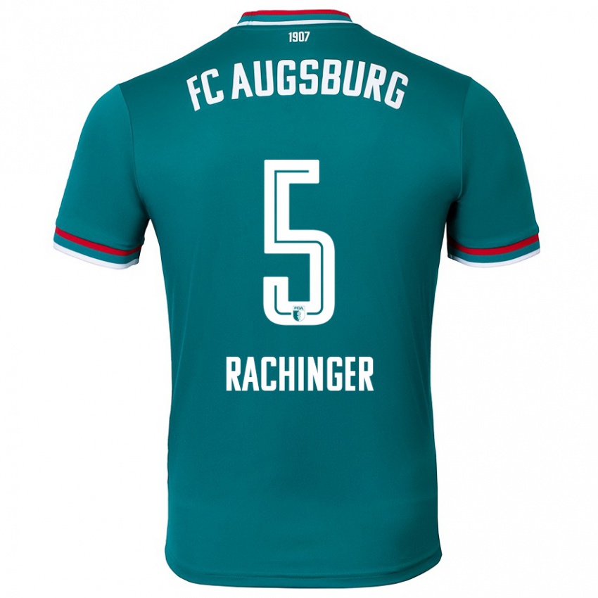 Bambino Maglia Lorenz Rachinger #5 Verde Scuro Kit Gara Away 2024/25 Maglietta