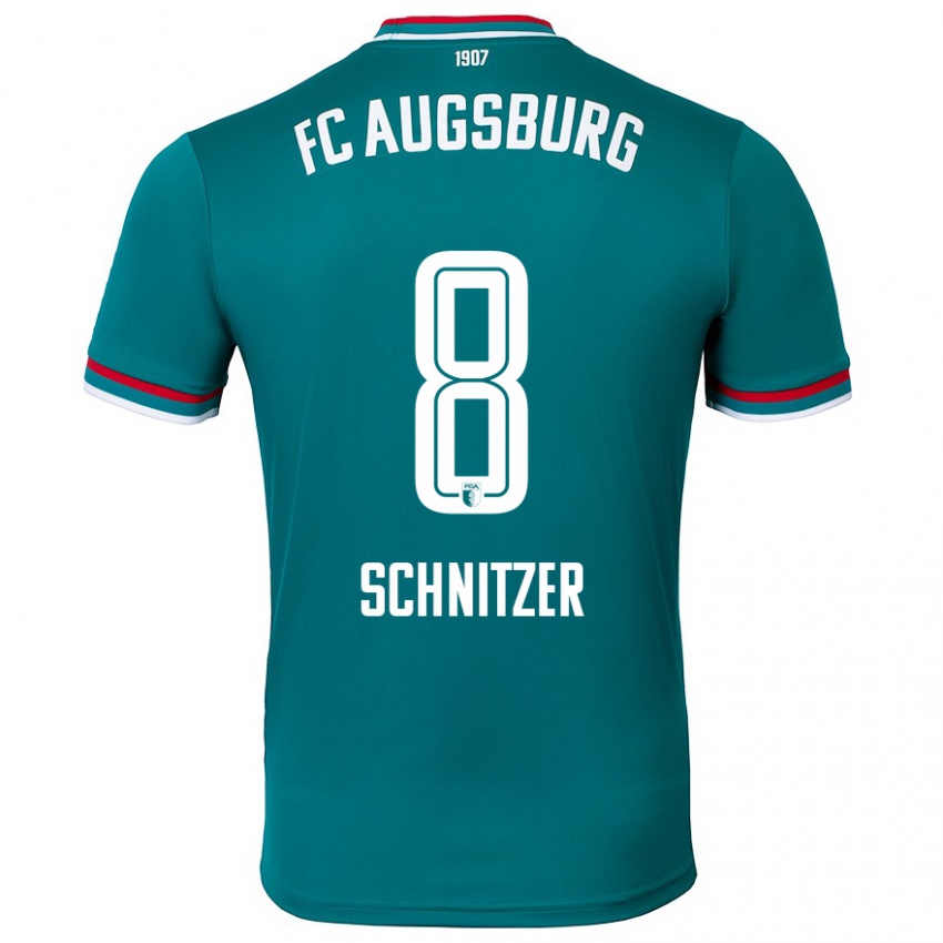 Bambino Maglia Tim Schnitzer #8 Verde Scuro Kit Gara Away 2024/25 Maglietta