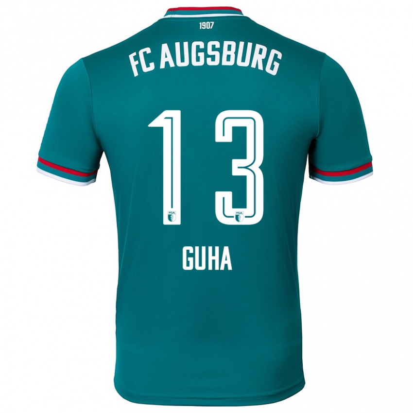 Bambino Maglia Felix Guha #13 Verde Scuro Kit Gara Away 2024/25 Maglietta