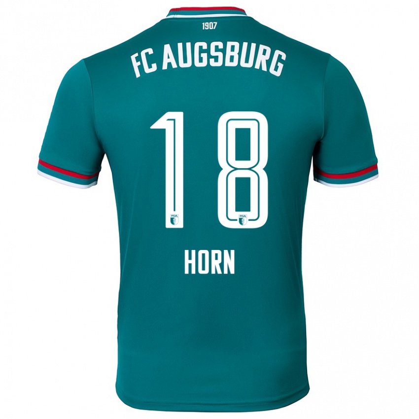 Bambino Maglia Tobias Horn #18 Verde Scuro Kit Gara Away 2024/25 Maglietta