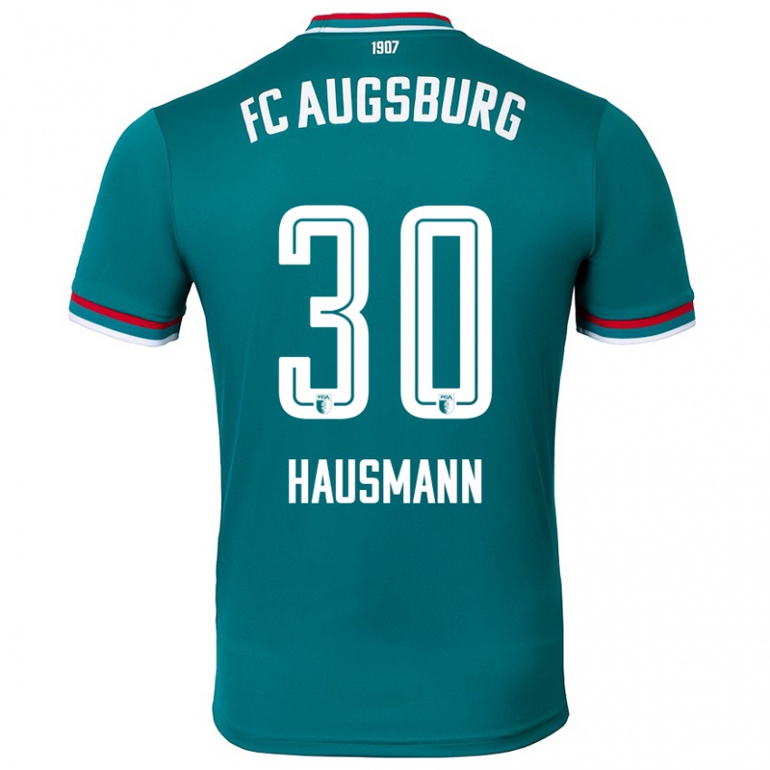 Bambino Maglia Daniel Hausmann #30 Verde Scuro Kit Gara Away 2024/25 Maglietta