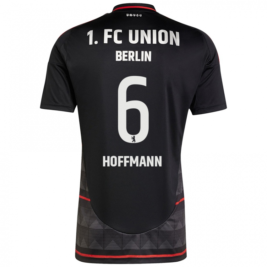 Bambino Maglia Finn Hoffmann #6 Nero Kit Gara Away 2024/25 Maglietta