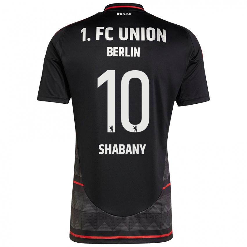 Bambino Maglia Alec Shabany #10 Nero Kit Gara Away 2024/25 Maglietta