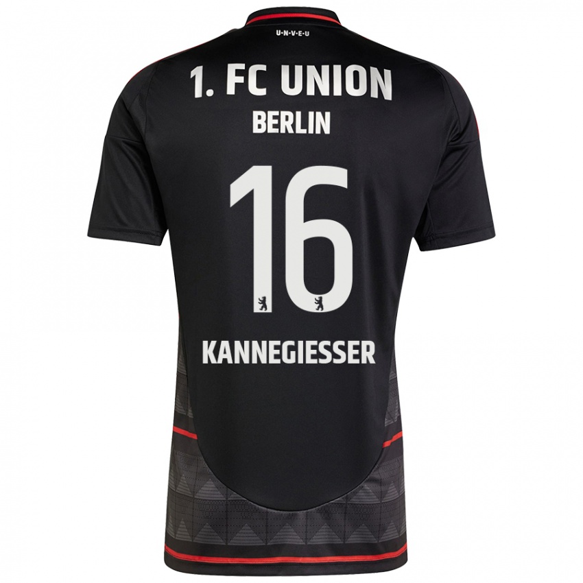 Bambino Maglia Tom Kannegießer #16 Nero Kit Gara Away 2024/25 Maglietta