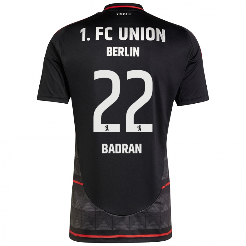 Bambino Maglia Ahmad Badran #22 Nero Kit Gara Away 2024/25 Maglietta