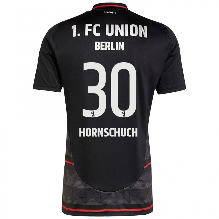 Bambino Maglia Sarah Hornschuch #30 Nero Kit Gara Away 2024/25 Maglietta