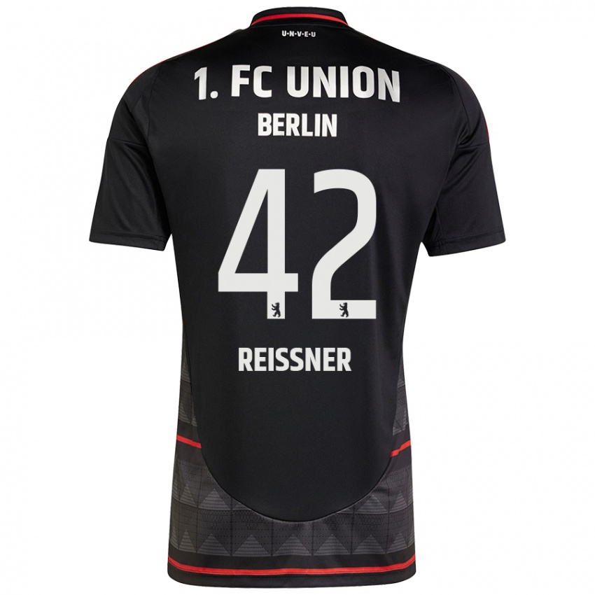 Bambino Maglia Naika Reissner #42 Nero Kit Gara Away 2024/25 Maglietta