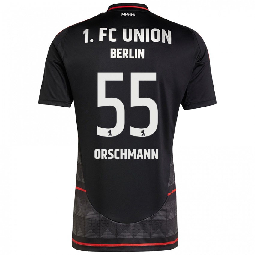 Bambino Maglia Katja Orschmann #55 Nero Kit Gara Away 2024/25 Maglietta