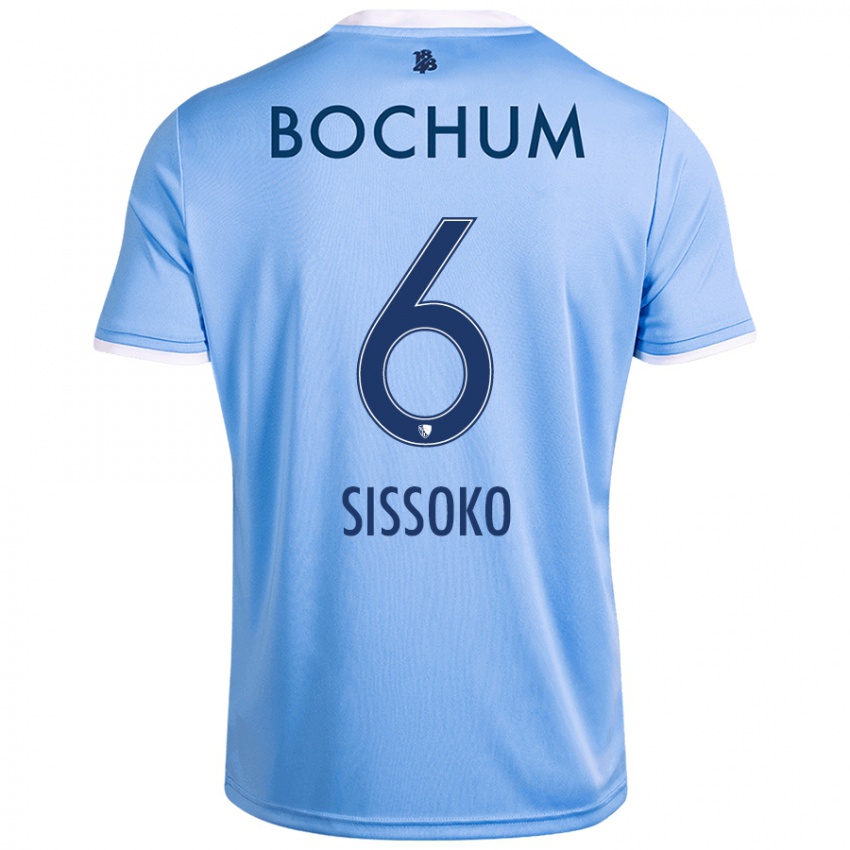 Bambino Maglia Ibrahima Sissoko #6 Azzurro Cielo Kit Gara Away 2024/25 Maglietta