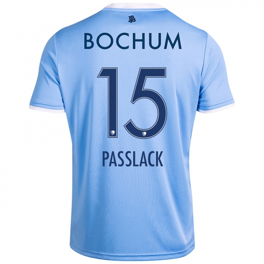 Bambino Maglia Felix Passlack #15 Azzurro Cielo Kit Gara Away 2024/25 Maglietta