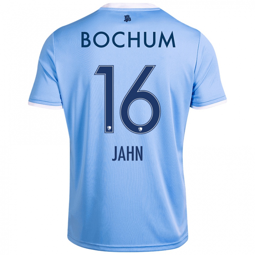 Bambino Maglia Niklas Jahn #16 Azzurro Cielo Kit Gara Away 2024/25 Maglietta