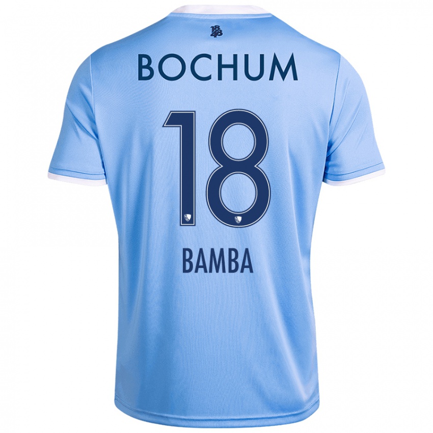 Bambino Maglia Samuel Bamba #18 Azzurro Cielo Kit Gara Away 2024/25 Maglietta