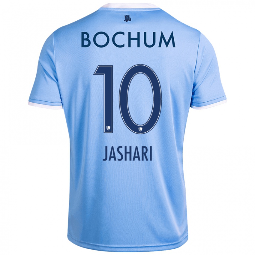 Bambino Maglia Lirim Jashari #10 Azzurro Cielo Kit Gara Away 2024/25 Maglietta