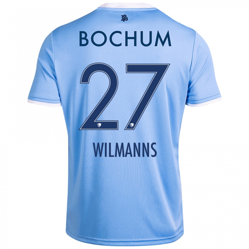 Bambino Maglia Anjo Wilmanns #27 Azzurro Cielo Kit Gara Away 2024/25 Maglietta