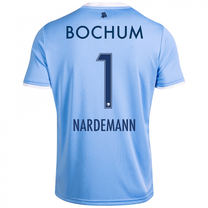 Bambino Maglia Kari Närdemann #1 Azzurro Cielo Kit Gara Away 2024/25 Maglietta