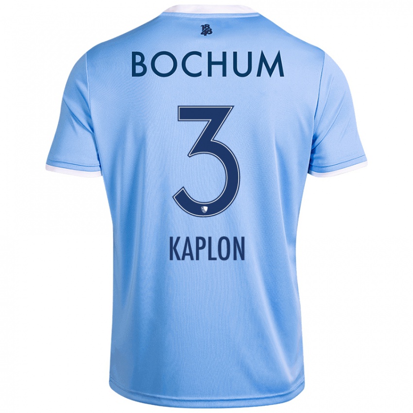 Bambino Maglia Frauke Kaplon #3 Azzurro Cielo Kit Gara Away 2024/25 Maglietta