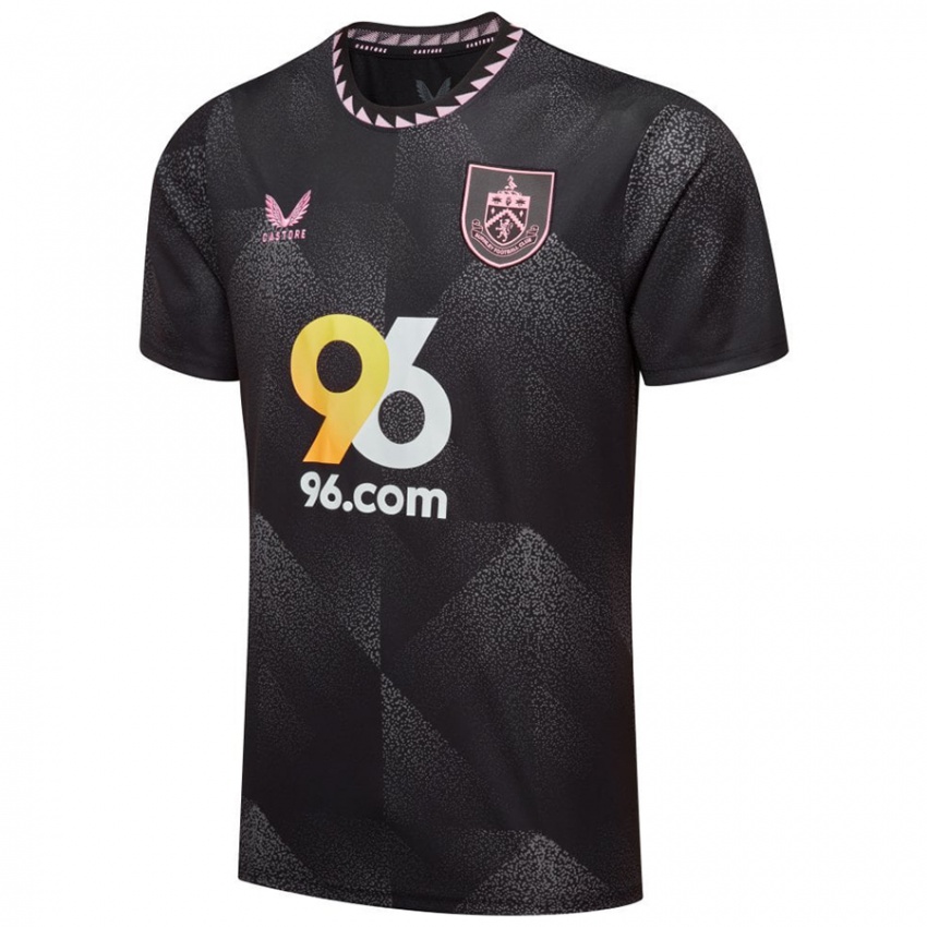 Bambino Maglia Il Tuo Nome #0 Nero Kit Gara Away 2024/25 Maglietta