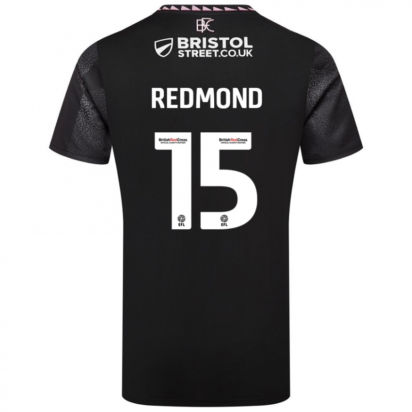 Bambino Maglia Nathan Redmond #15 Nero Kit Gara Away 2024/25 Maglietta