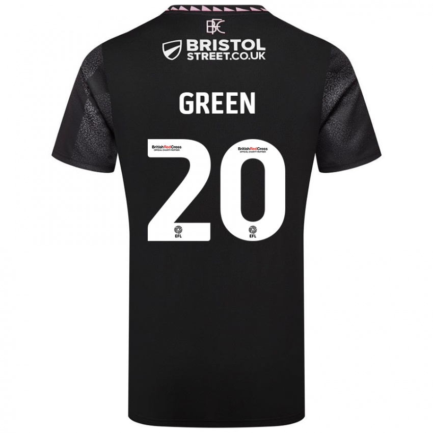 Bambino Maglia Etienne Green #20 Nero Kit Gara Away 2024/25 Maglietta