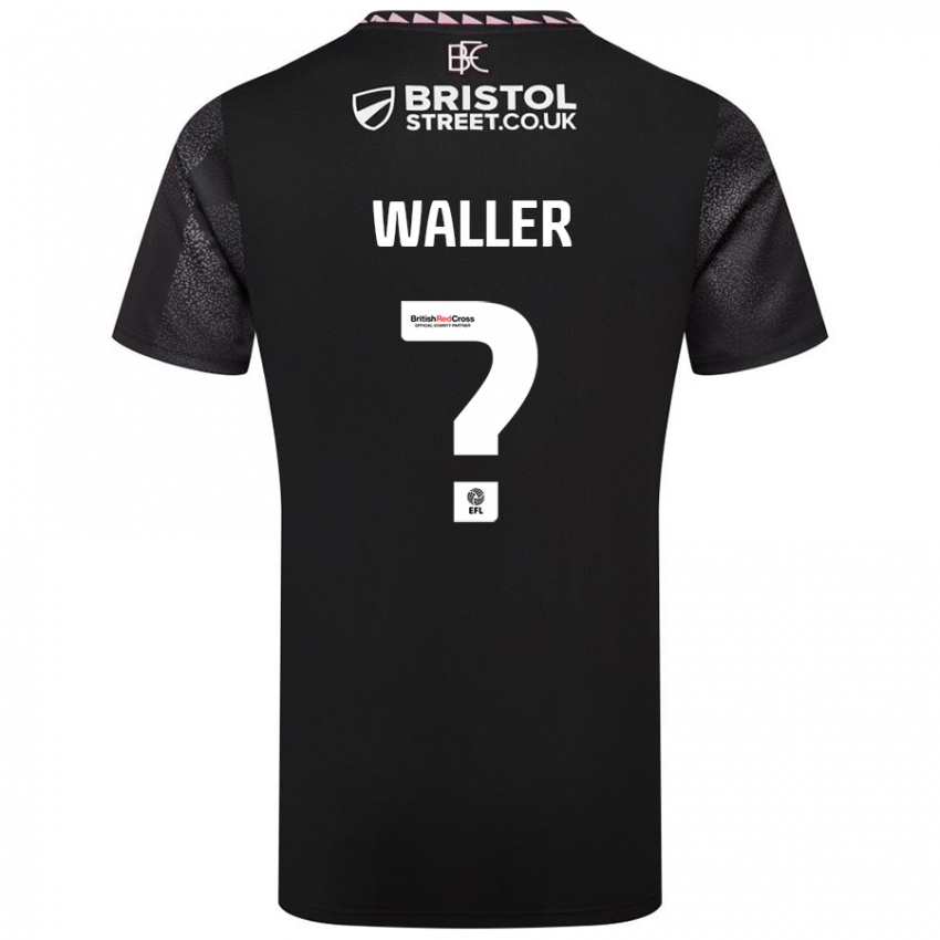 Bambino Maglia Sam Waller #0 Nero Kit Gara Away 2024/25 Maglietta