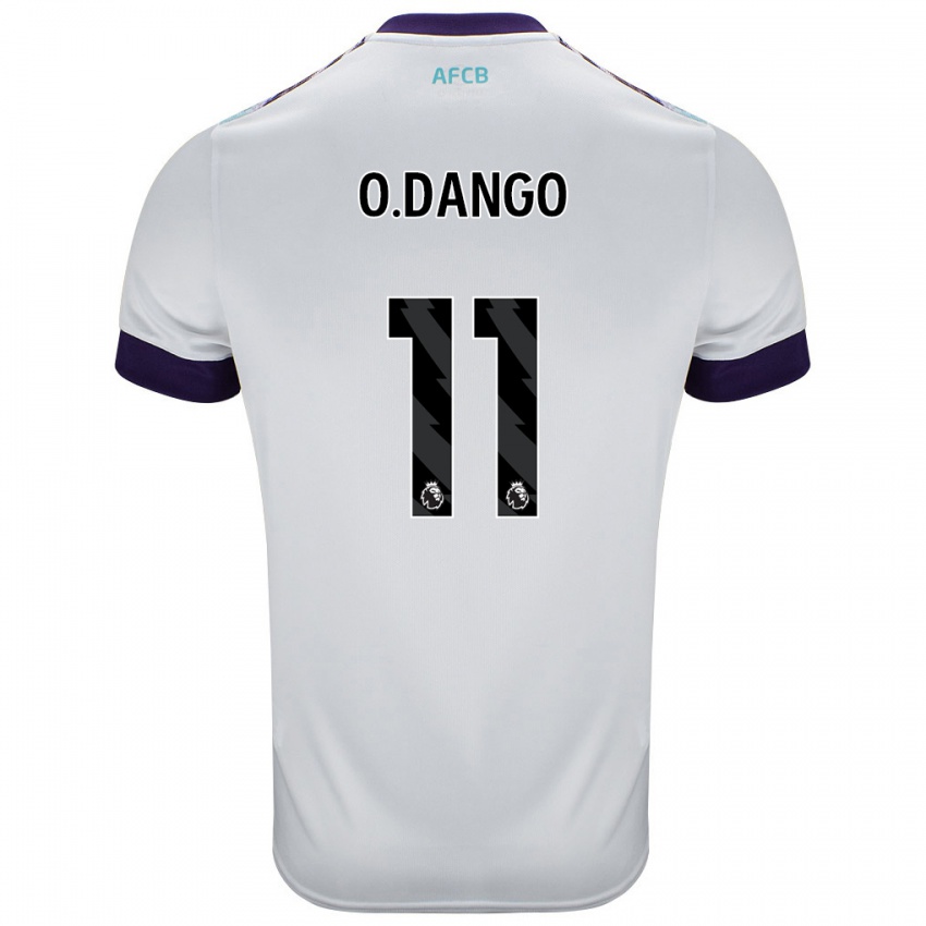 Bambino Maglia Dango Ouattara #11 Bianco Verde Viola Kit Gara Away 2024/25 Maglietta