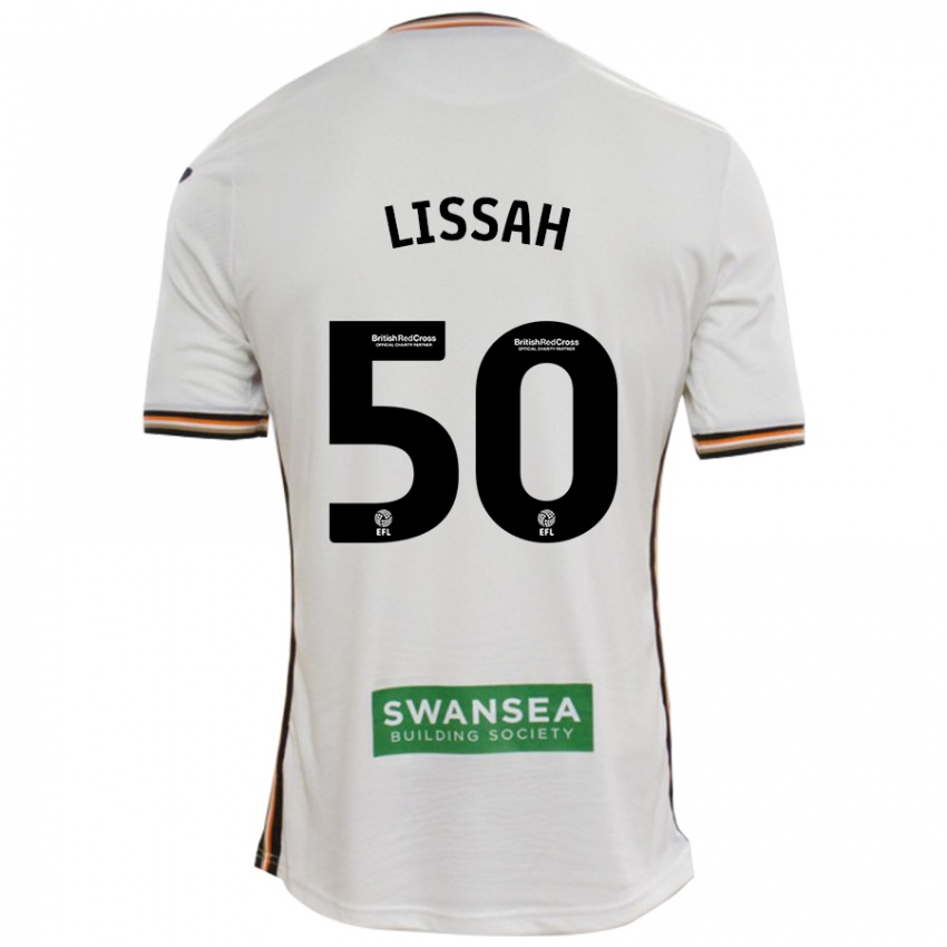 Uomo Maglia Filip Lissah #50 Bianco Kit Gara Home 2024/25 Maglietta