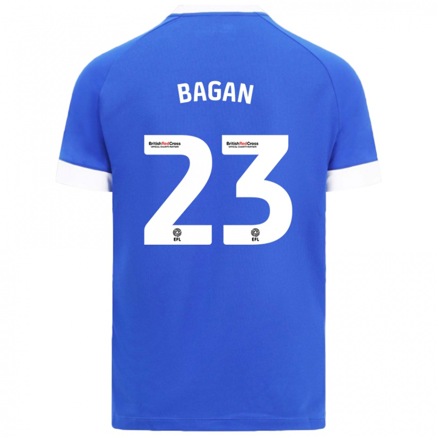 Uomo Maglia Joel Bagan #23 Azzurro Kit Gara Home 2024/25 Maglietta