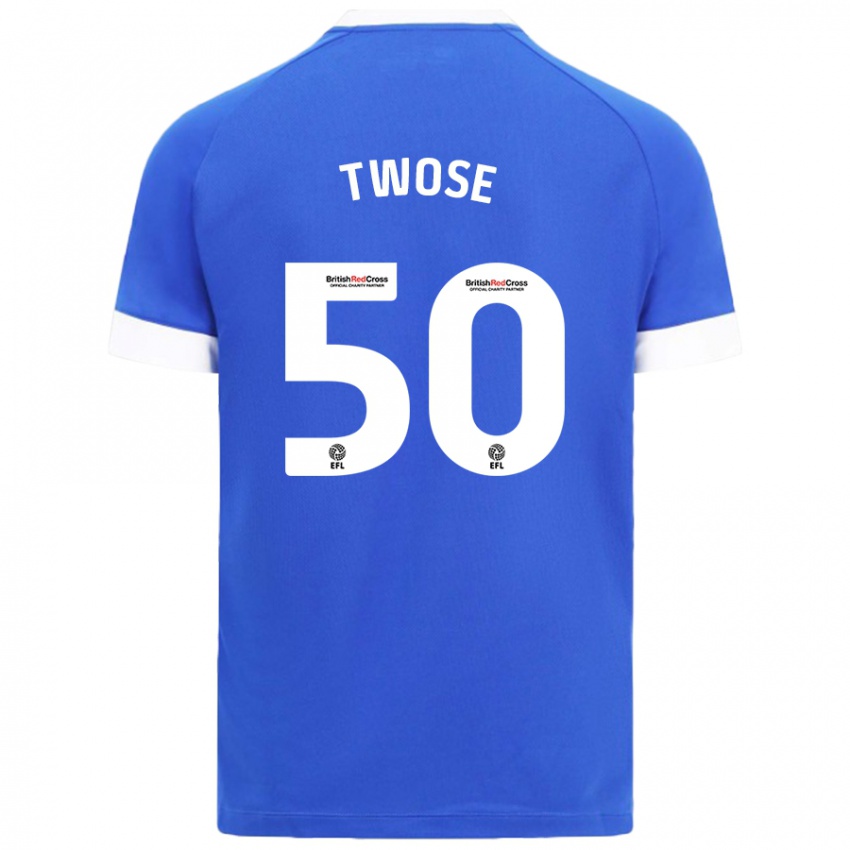 Uomo Maglia Cody Twose #50 Azzurro Kit Gara Home 2024/25 Maglietta