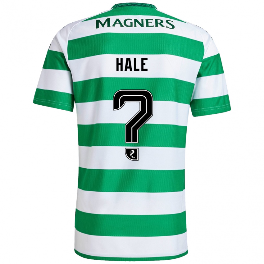 Uomo Maglia Finlay Hale #0 Verde Bianco Kit Gara Home 2024/25 Maglietta