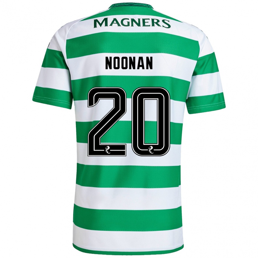 Uomo Maglia Saoirse Noonan #20 Verde Bianco Kit Gara Home 2024/25 Maglietta