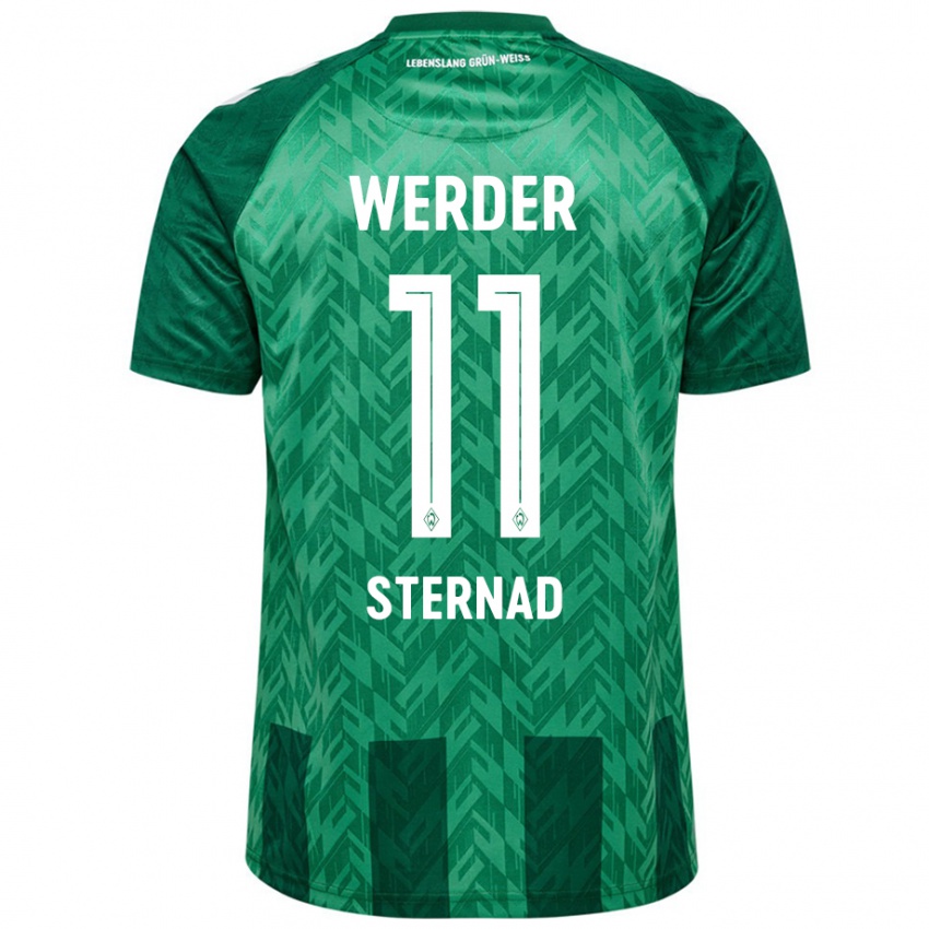 Uomo Maglia Maja Sternad #11 Verde Kit Gara Home 2024/25 Maglietta