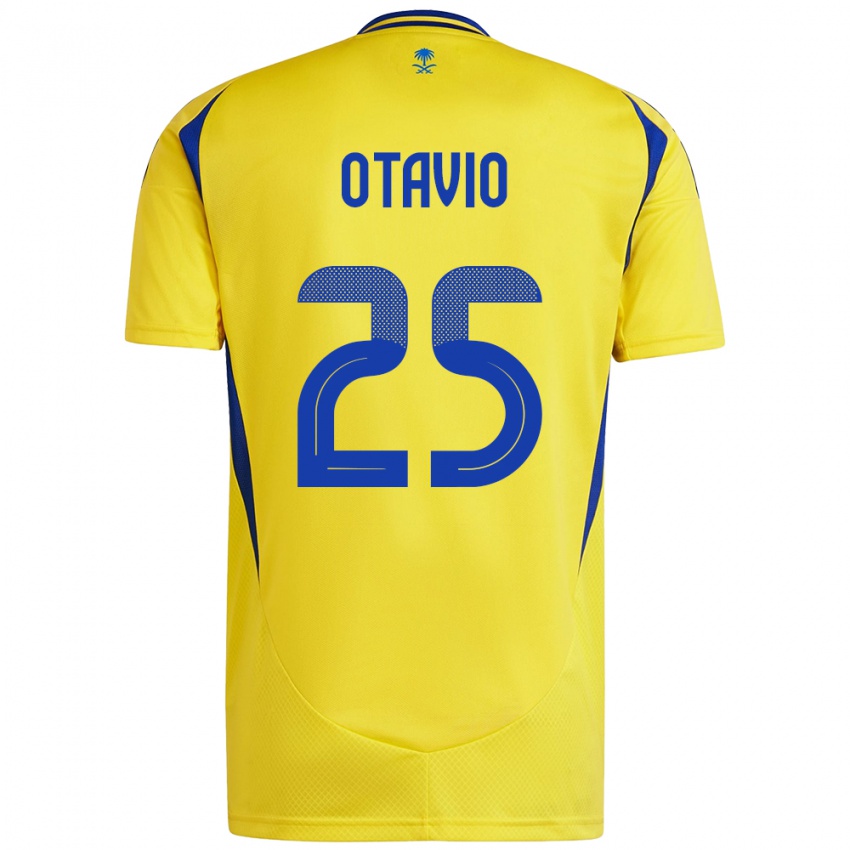 Uomo Maglia Otavio #25 Giallo Blu Kit Gara Home 2024/25 Maglietta