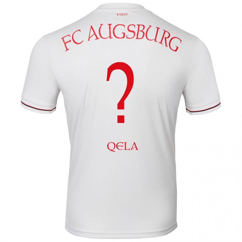 Uomo Maglia Arlind Qela #0 Bianco Kit Gara Home 2024/25 Maglietta