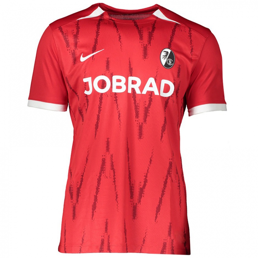 Uomo Maglia Ruben Beck #0 Rosso Kit Gara Home 2024/25 Maglietta