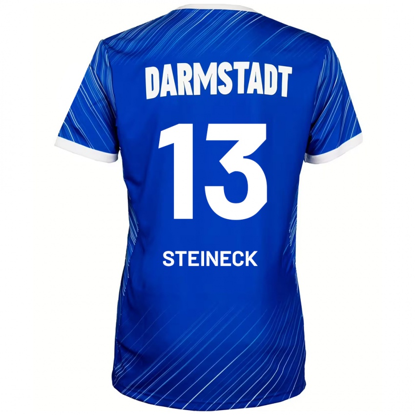 Uomo Maglia Tom Steineck #13 Blu Bianco Kit Gara Home 2024/25 Maglietta