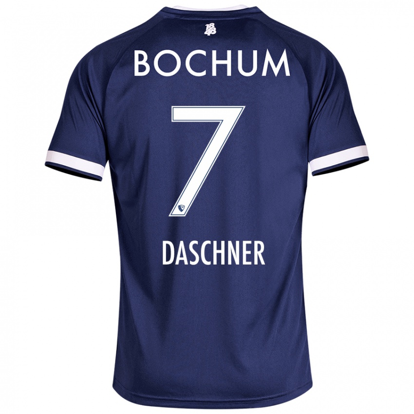 Uomo Maglia Lukas Daschner #7 Blu Scuro Kit Gara Home 2024/25 Maglietta